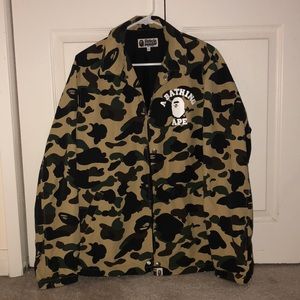 100% Authentic Bape Coach Jacket Size L